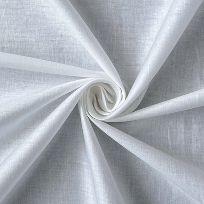 Fabric Pandit Fabric White Dyeable Pure Cotton Satin Plain Fabric (Width 42 Inches, 97 Gms)