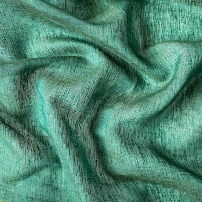 Fabric Pandit Kurta Set Unisex Emerald Green Color | Blended Silk Linen Kurta Fabric (3 Meters) | And Cotton Pyjama (2.5 Meters) | Unstitched Combo Set