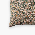 Hand Block Printed Cushion Covers Home Beige & Green Cushion Covers
