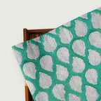 Hand Block Printed Kurta Set Kurta Set Turquoise & White Cotton Kurta Set