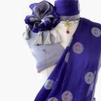 Heirlooms of Silk Saree Saree Bright Jamuni Satin Saree