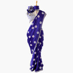 Heirlooms of Silk Saree Saree Bright Jamuni Satin Saree