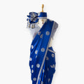 Heirlooms of Silk Saree Saree Royal Blue Satin Saree