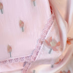 Lotus Jamdani Unstitched Suit Unstitched Suit Blush Pink Suit Set