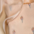 Lotus Jamdani Unstitched Suit Unstitched Suit Salmon Peach Suit Set