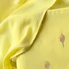 Lotus Jamdani Unstitched Suit Unstitched Suit Summer Yellow Suit Set