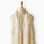 Mix Dupatta Dupatta Beige Mul Chanderi Dupatta
