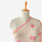 Mix Dupatta Dupatta Blush Pink Printed Pure Linen Dupatta