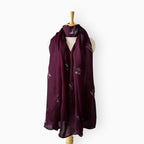 Mix Dupatta Dupatta Dark Wine Satin Dupatta