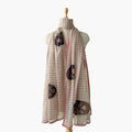 Mix Dupatta Dupatta Dusty Pink & Black Chanderi Dupatta