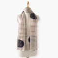Mix Dupatta Dupatta Dusty Pink & Black Chanderi Stole