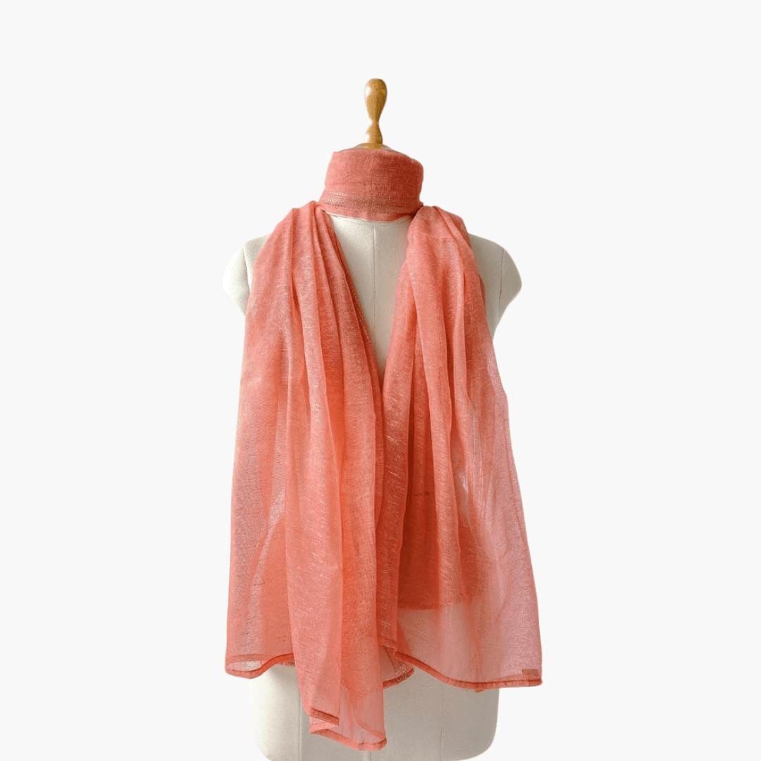 Mix Dupatta Dupatta Golden Orange Dupatta