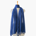 Mix Dupatta Dupatta Indigo Blue Chiffon Dupatta