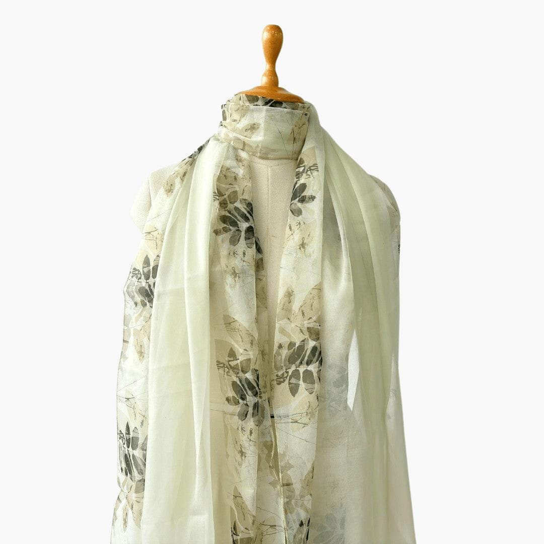 Mix Dupatta Dupatta Light Green Organza Dupatta