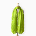 Mix Dupatta Dupatta Lime Green Satin Dupatta