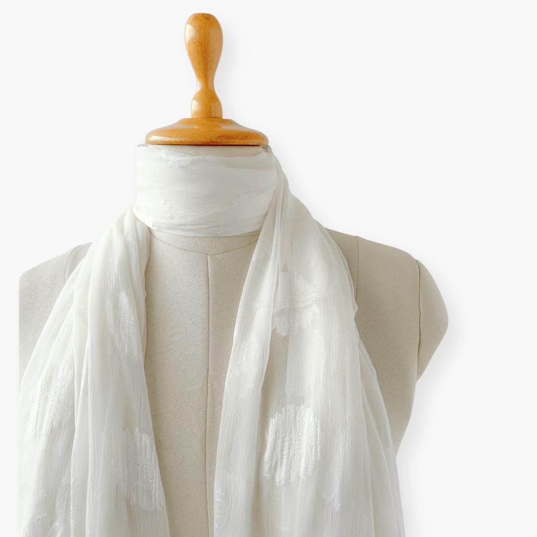 Mix Dupatta Dupatta Off-White Chiffon Dupatta