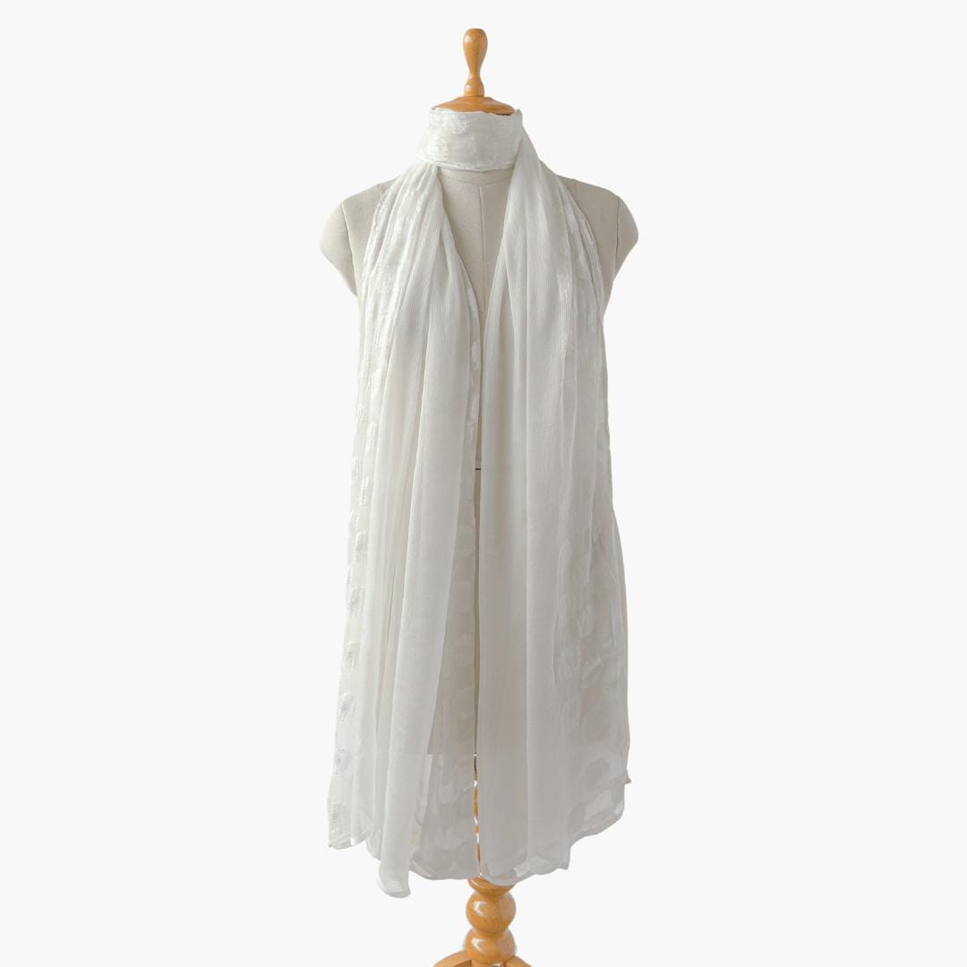 Mix Dupatta Dupatta Off-White Chiffon Dupatta