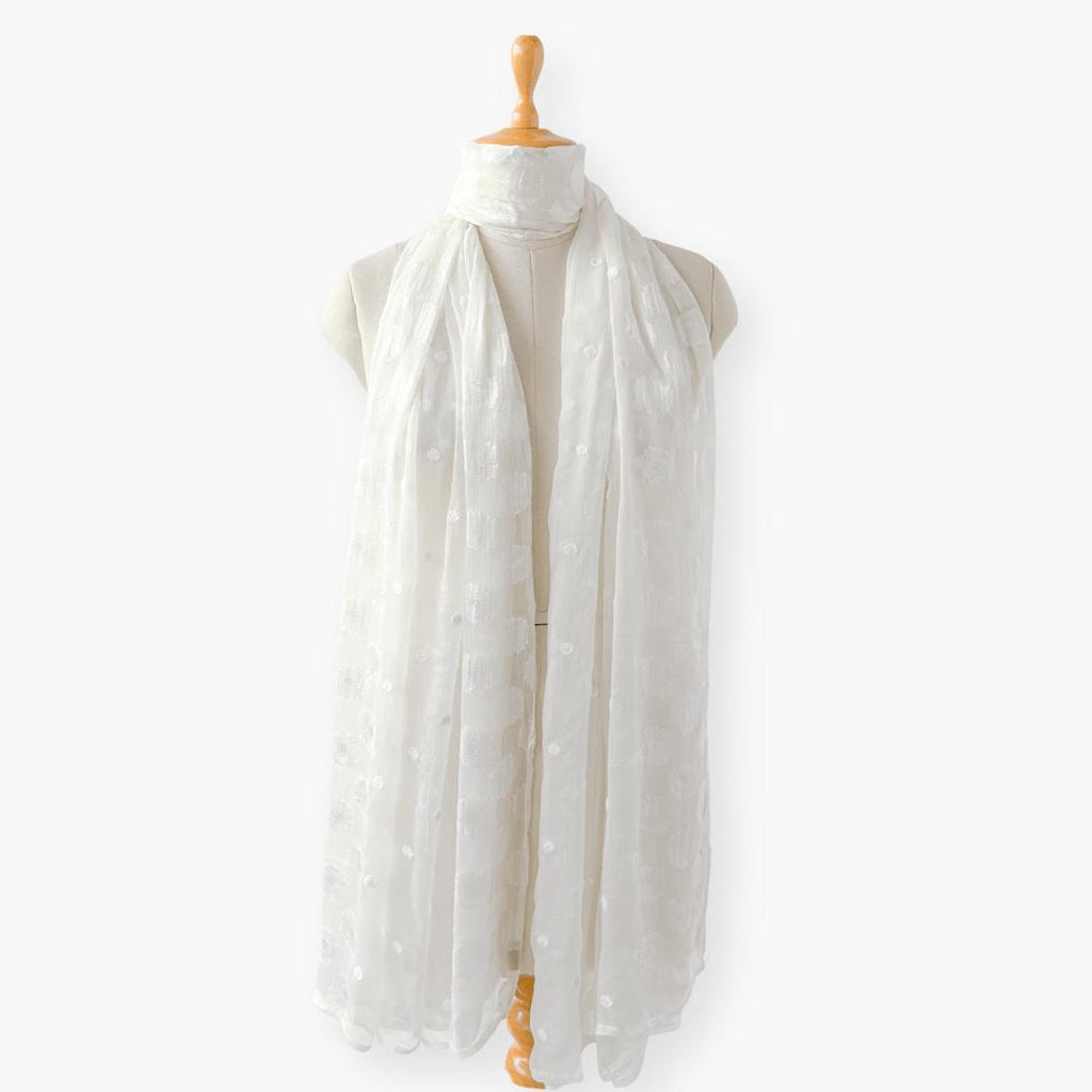 Mix Dupatta Dupatta Off-White Chiffon Dupatta