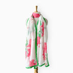Mix Dupatta Dupatta Off-White & Green Mul Chanderi Dupatta