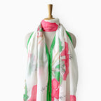 Mix Dupatta Dupatta Off-White & Green Mul Chanderi Dupatta