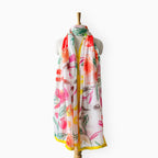 Mix Dupatta Dupatta Off-White & Yellow Mul Chanderi Dupatta