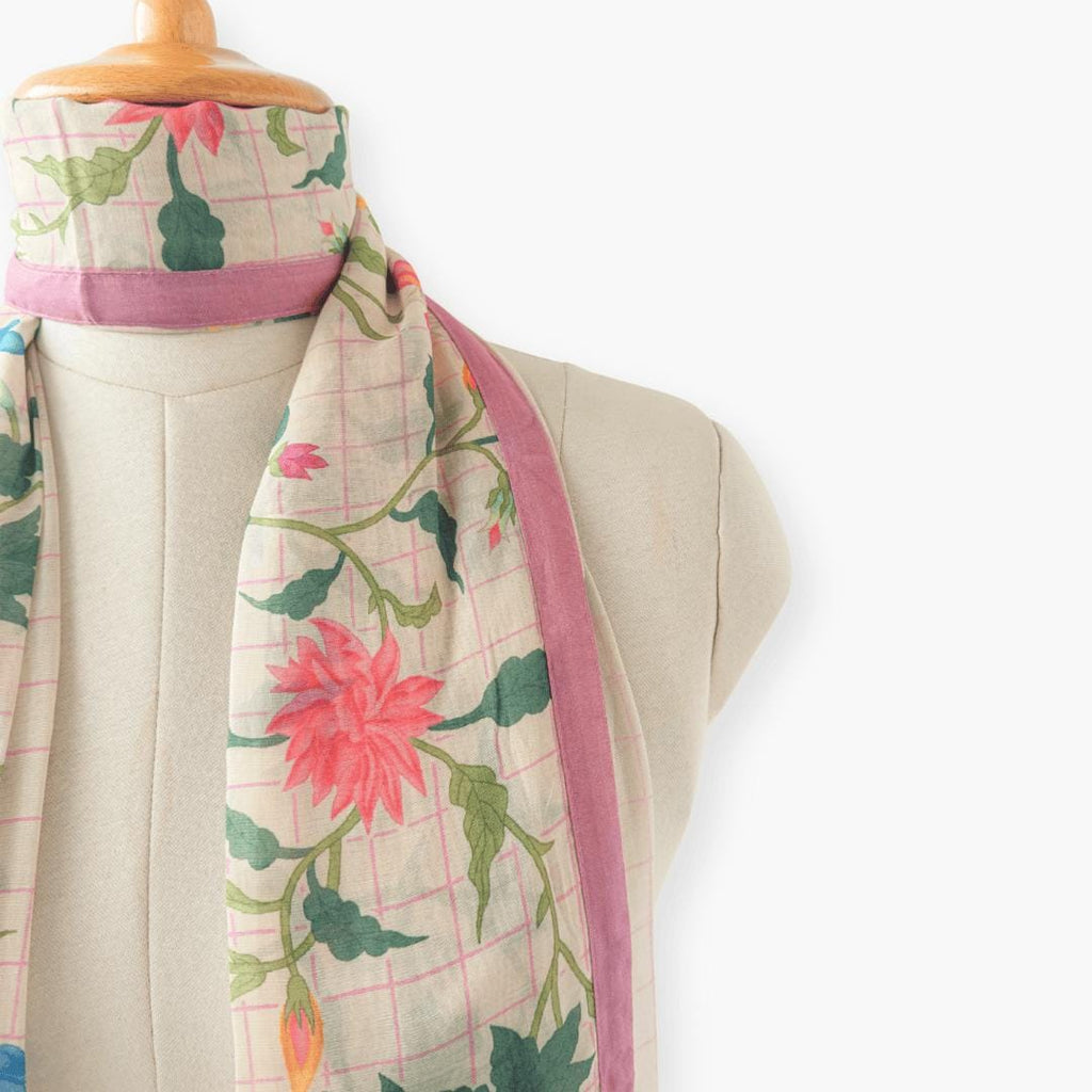 Mix Dupatta Dupatta Pastel Lilac Chanderi Dupatta