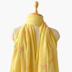 Mix Dupatta Dupatta Pastel Lime Linen Dupatta