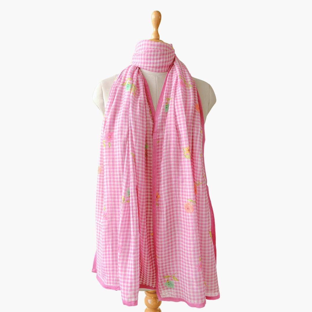 Mix Dupatta Dupatta Soft Mauve Linen Dupatta