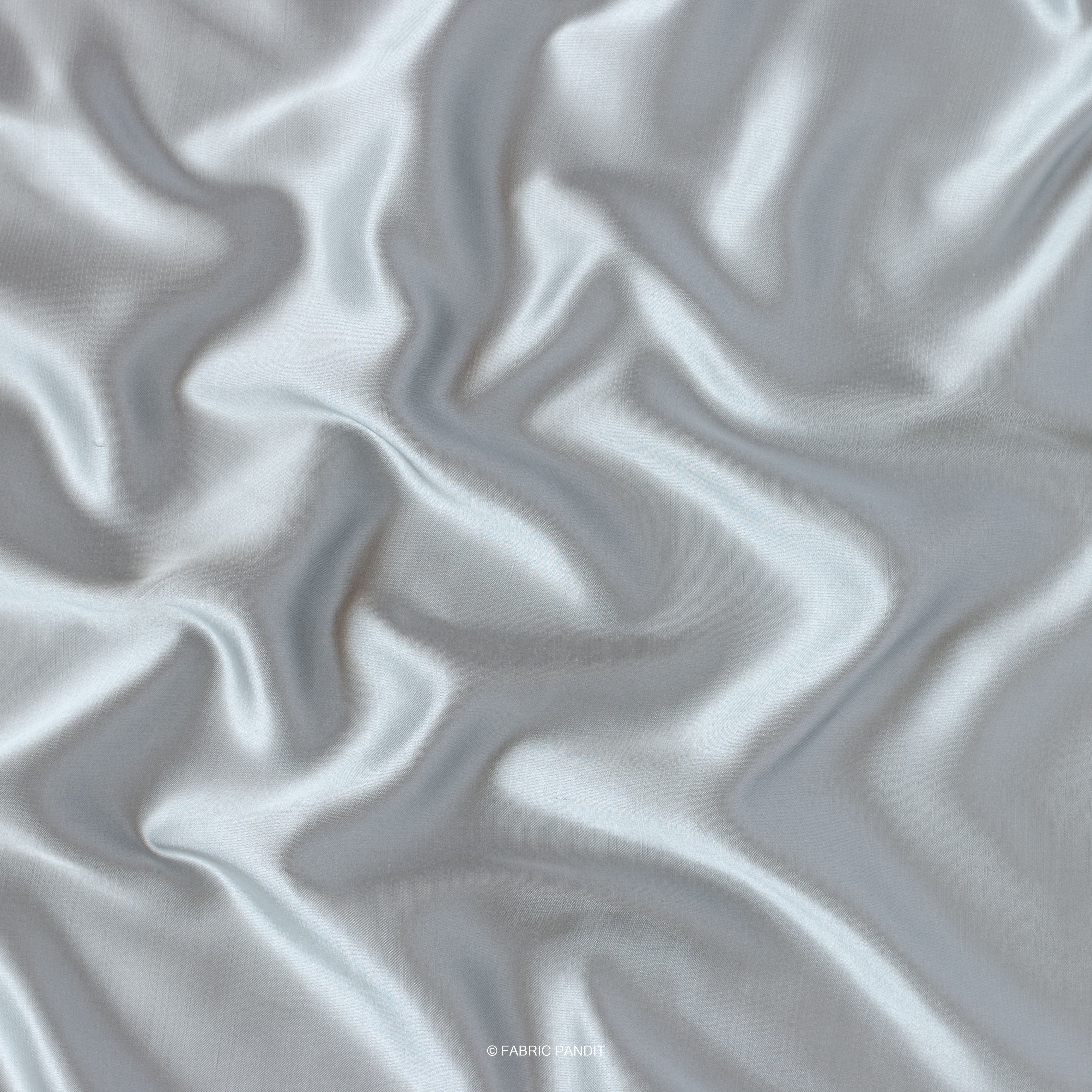 CUT PIECE) Silver Grey Plain Modal Satin Fabric (Width 44 Inches) – Fabric  Pandit