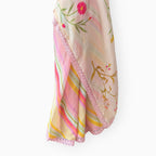 Mul Chanderi Crush Saree Saree Peach & Baby Pink Mul Chanderi Crush Saree