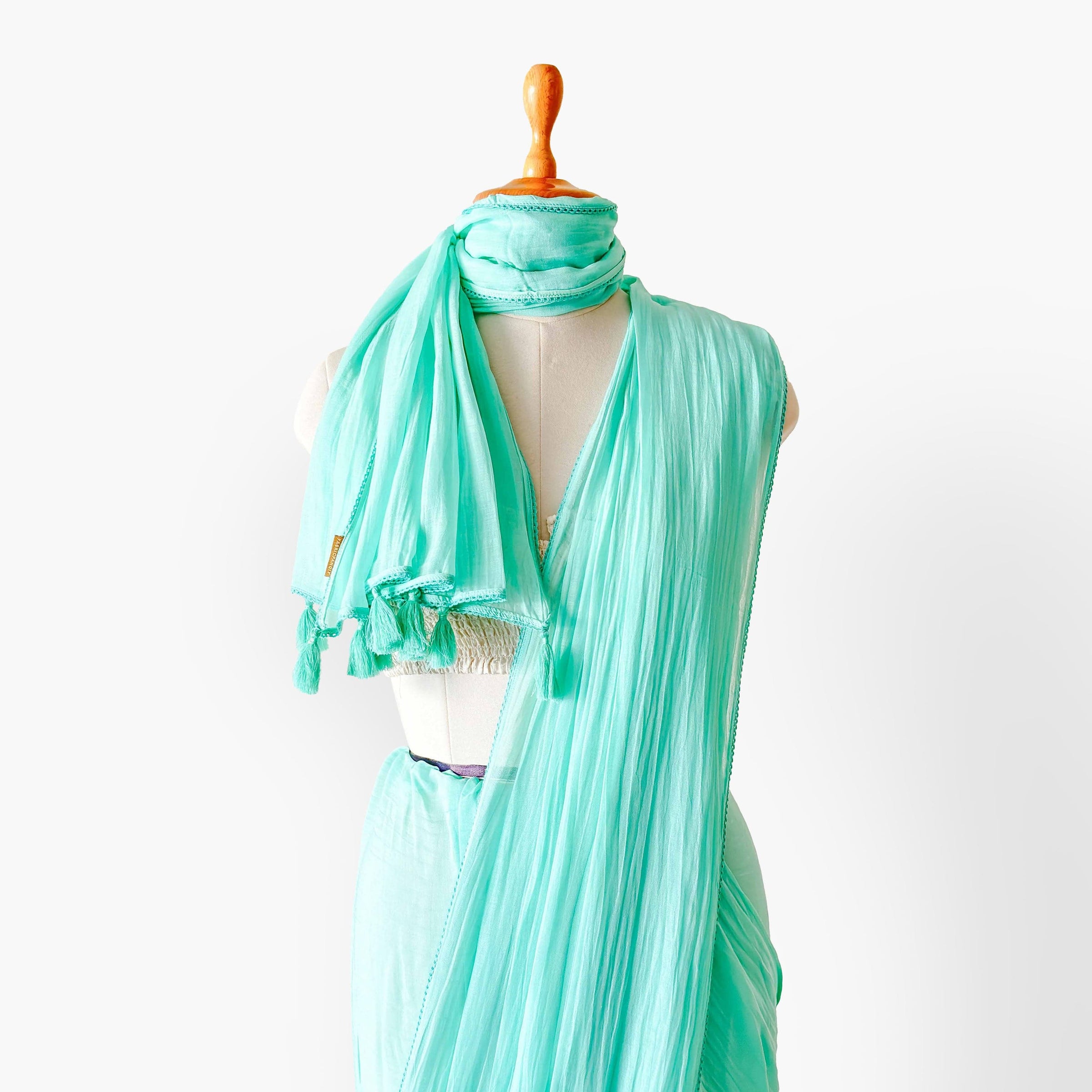 Mul Chanderi Saree Saree Get Ready With Me Hand Dyed Pure Mul Chanderi Saree