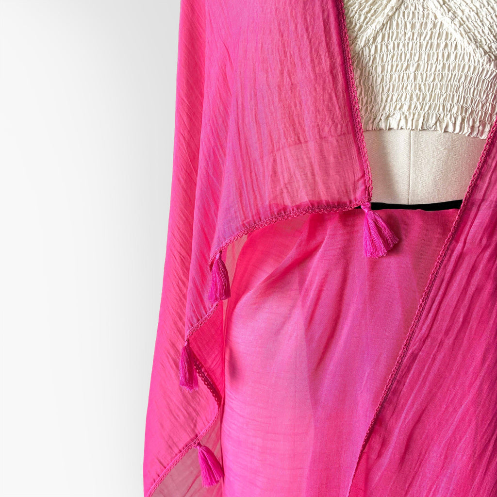 Mul Chanderi Saree Saree I Can Buy Myself Flowers Hand Dyed Pure Mul Chanderi Saree