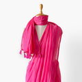 Mul Chanderi Saree Saree I Can Buy Myself Flowers Hand Dyed Pure Mul Chanderi Saree