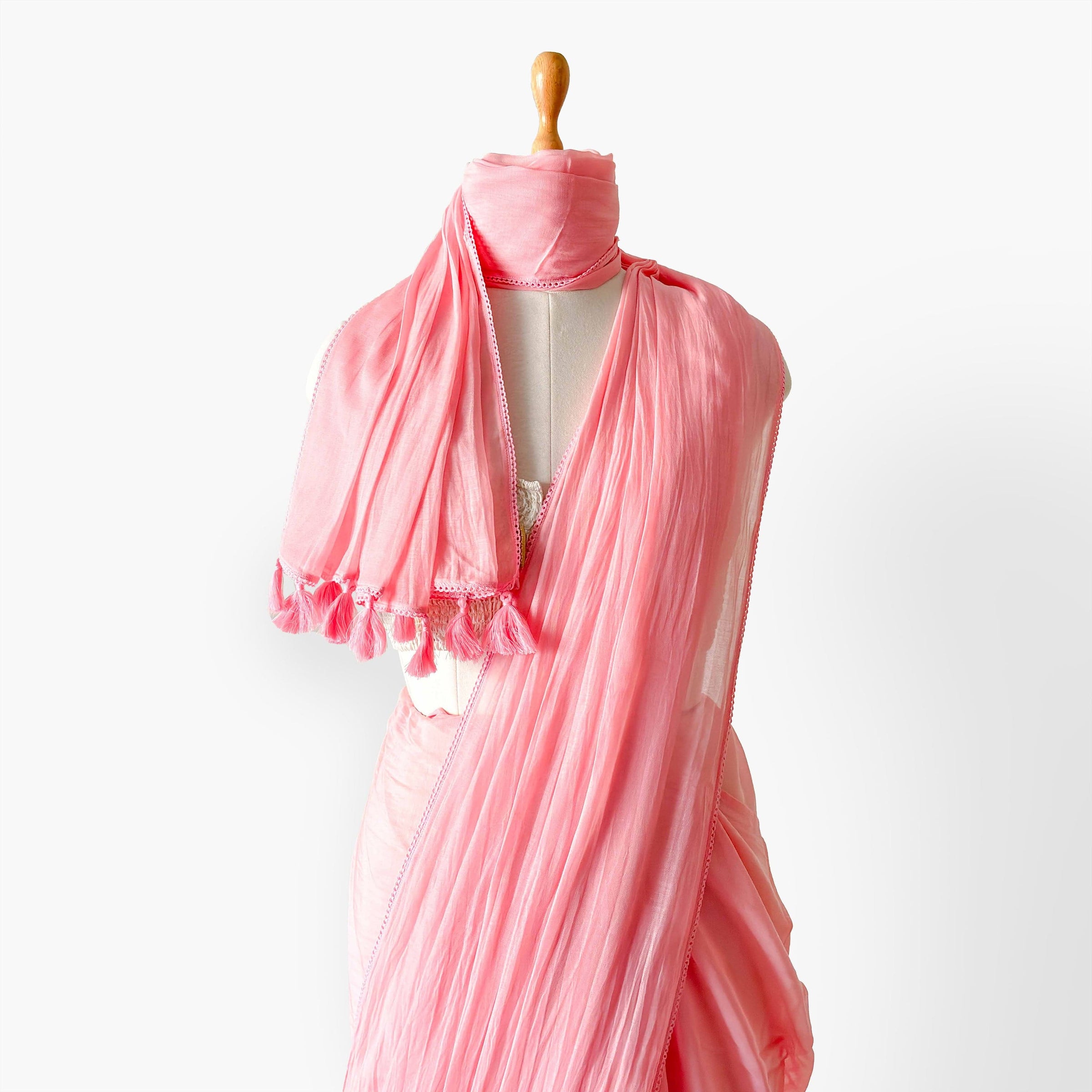 Mul Chanderi Saree Saree ME TIME Hand Dyed Pure Mul Chanderi Saree