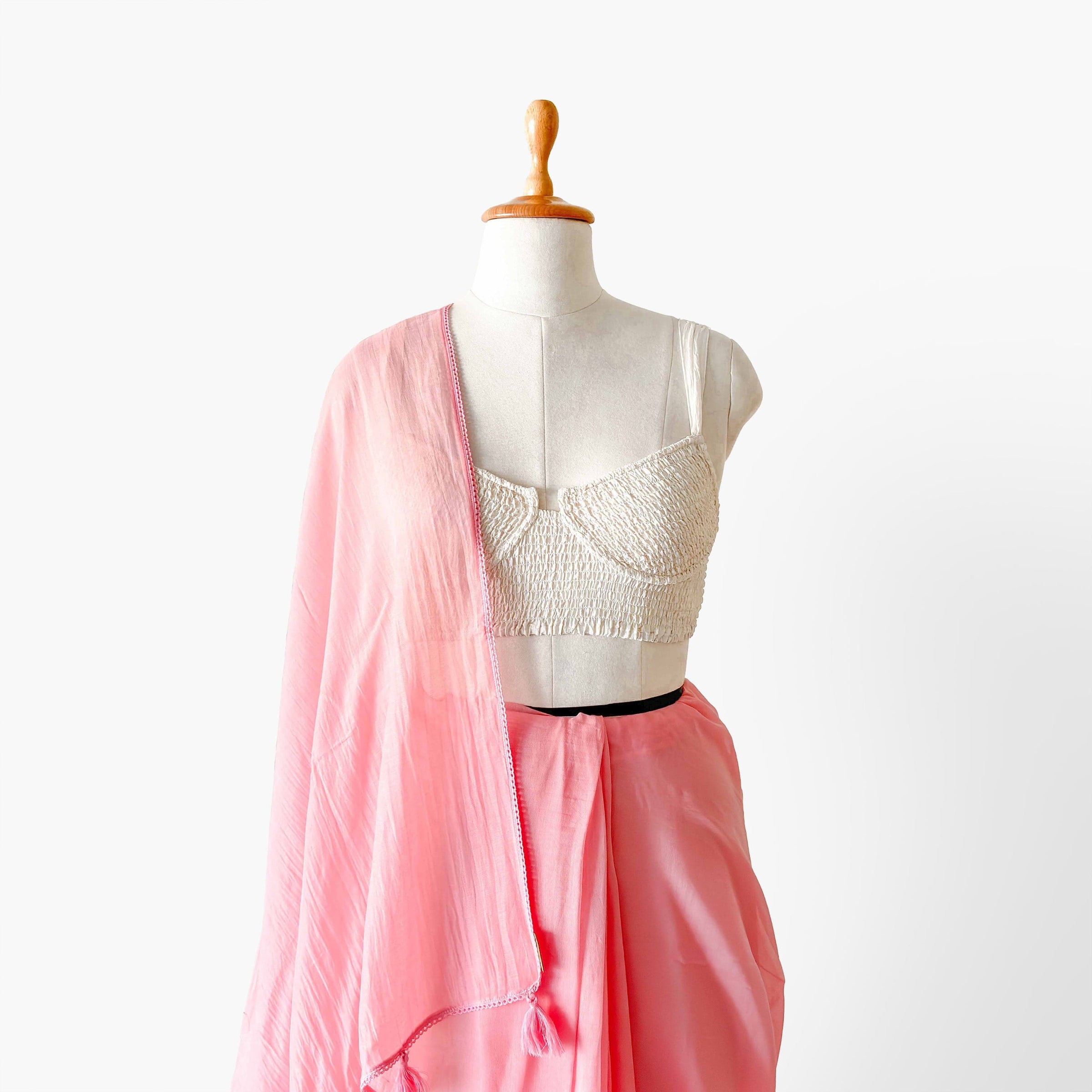 Mul Chanderi Saree Saree ME TIME Hand Dyed Pure Mul Chanderi Saree