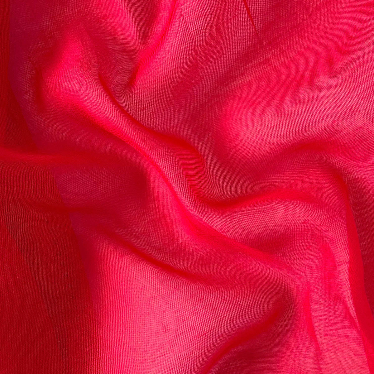 Mul Chanderi Saree Saree Red is My Color Hand Dyed Pure Mul Chanderi Saree