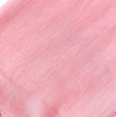 Munga Saree Cut Piece (CUT PIECE) Baby Pink Colour Hand Dyed Soft Munga Fabric (Width 44 Inches)