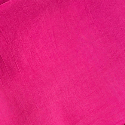 Munga Saree Cut Piece (CUT PIECE) Pink Colour Hand Dyed Soft Munga Fabric (Width 44 Inches)