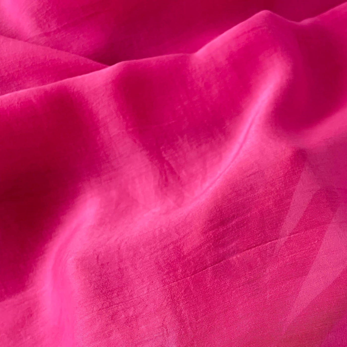 Munga Saree Cut Piece (CUT PIECE) Pink Colour Hand Dyed Soft Munga Fabric (Width 44 Inches)