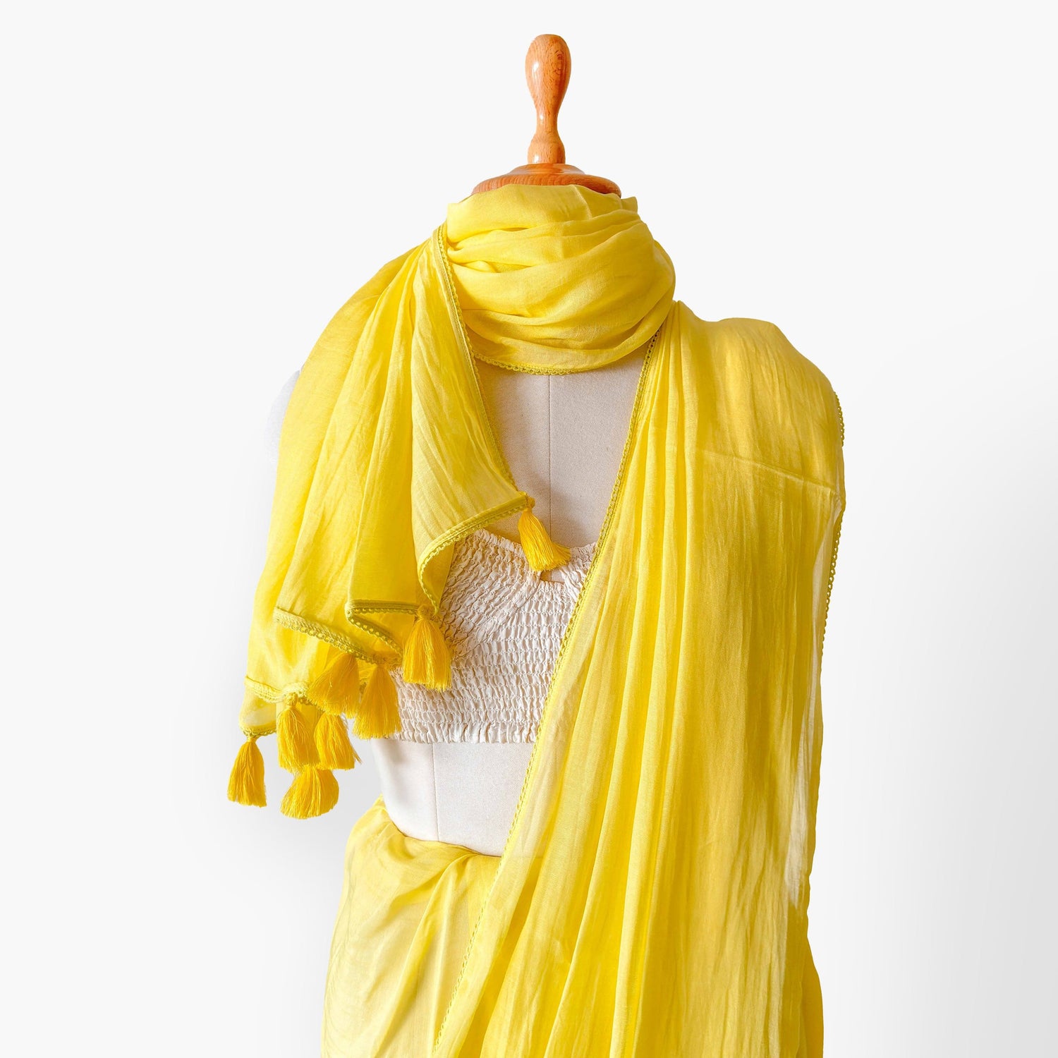 Munga Saree Saree Dancing by Myself Hand Dyed Soft Munga Saree