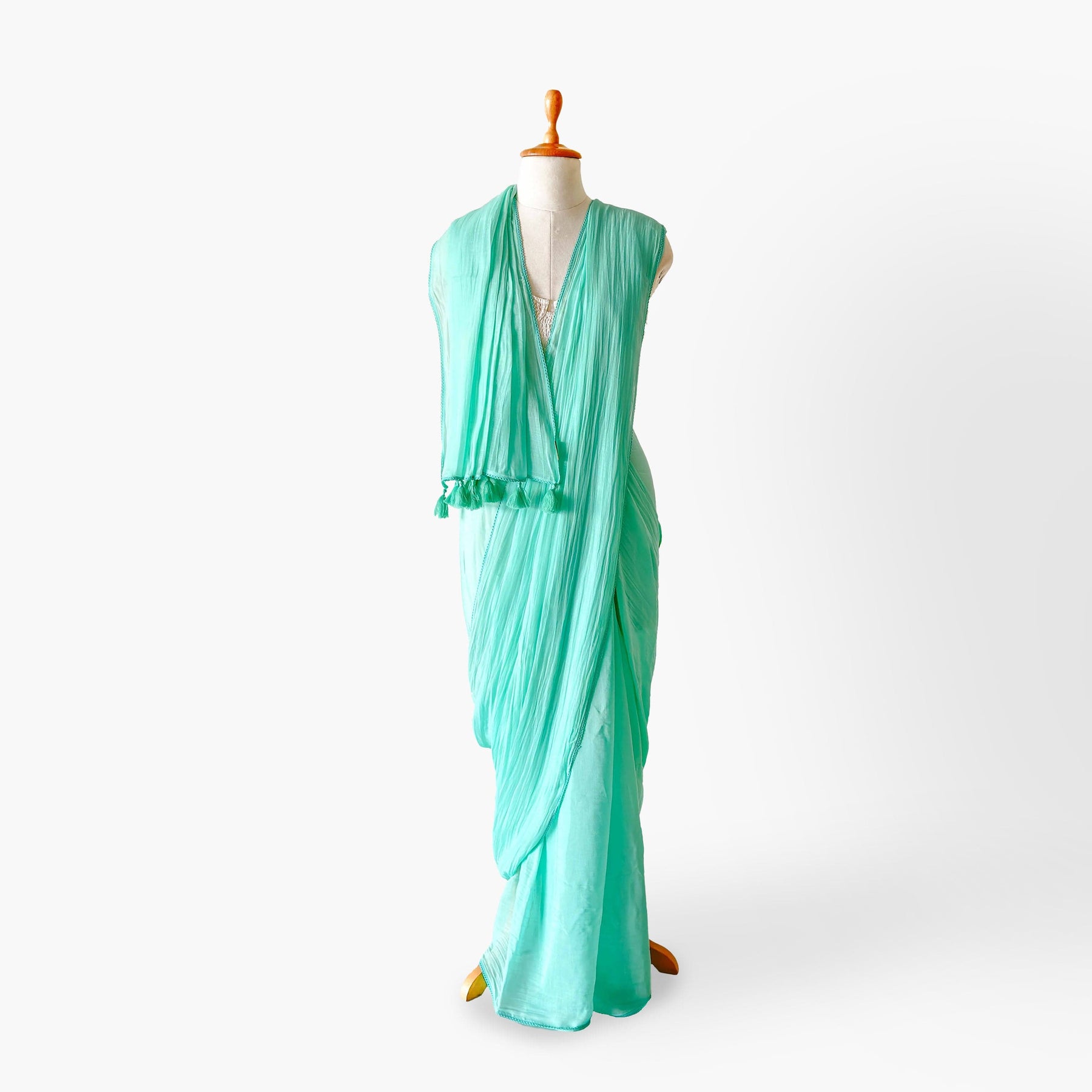 Get Ready With Me Hand Dyed Soft Munga Saree Fabric Pandit