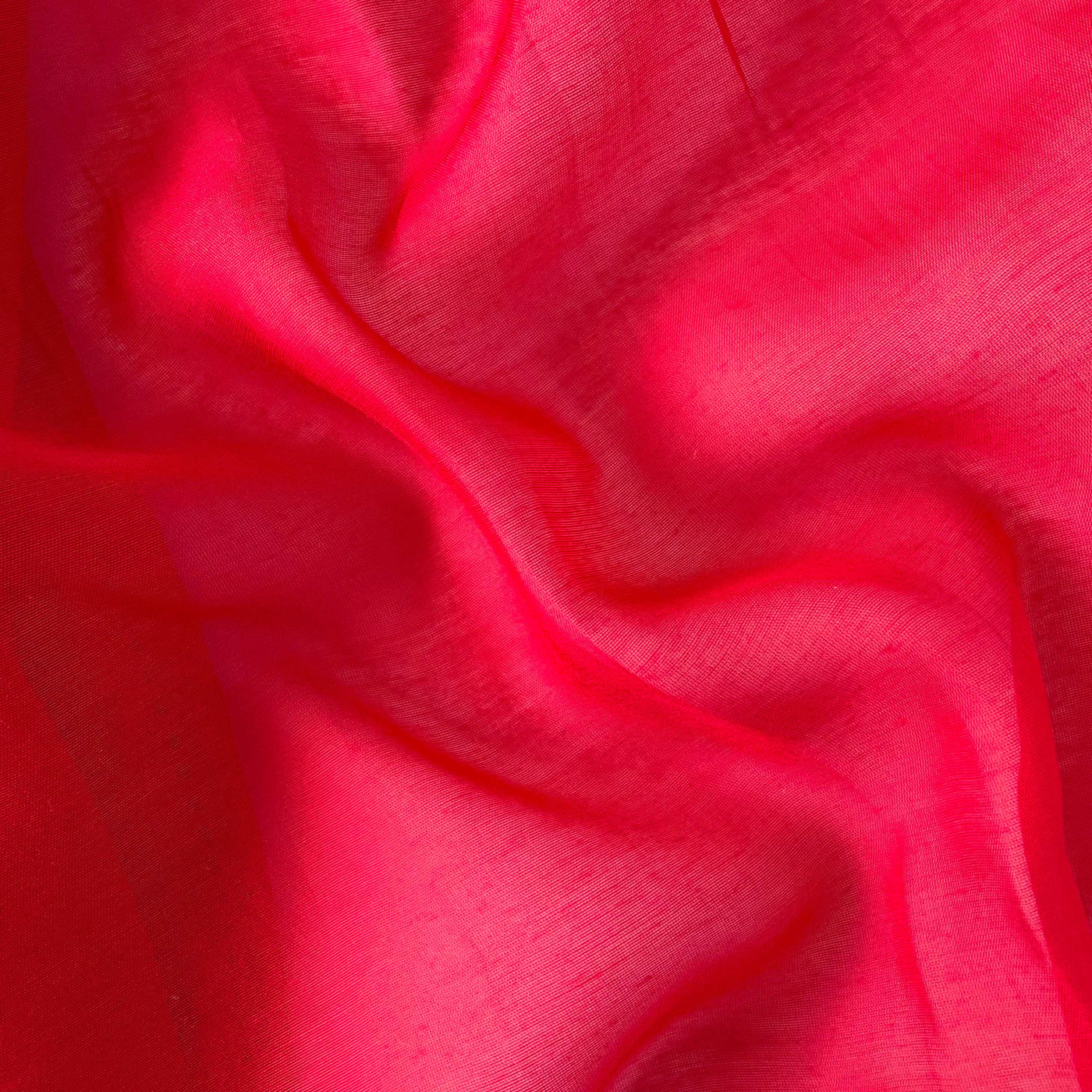 Munga Saree Saree Red is My Color Hand Dyed Soft Munga Saree Set (2 Piece)