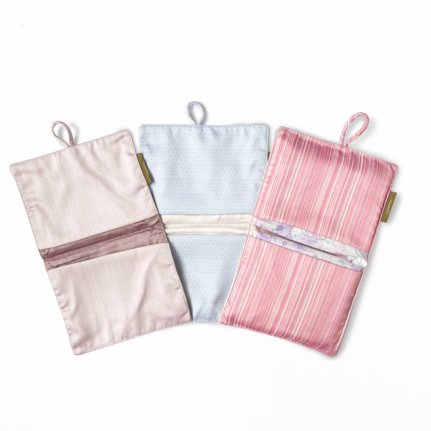Pack of 3 Padmate Padmate PADMATE Silk Blend Sanitary Pad Pouch - Made For Each Other - Pack of 3