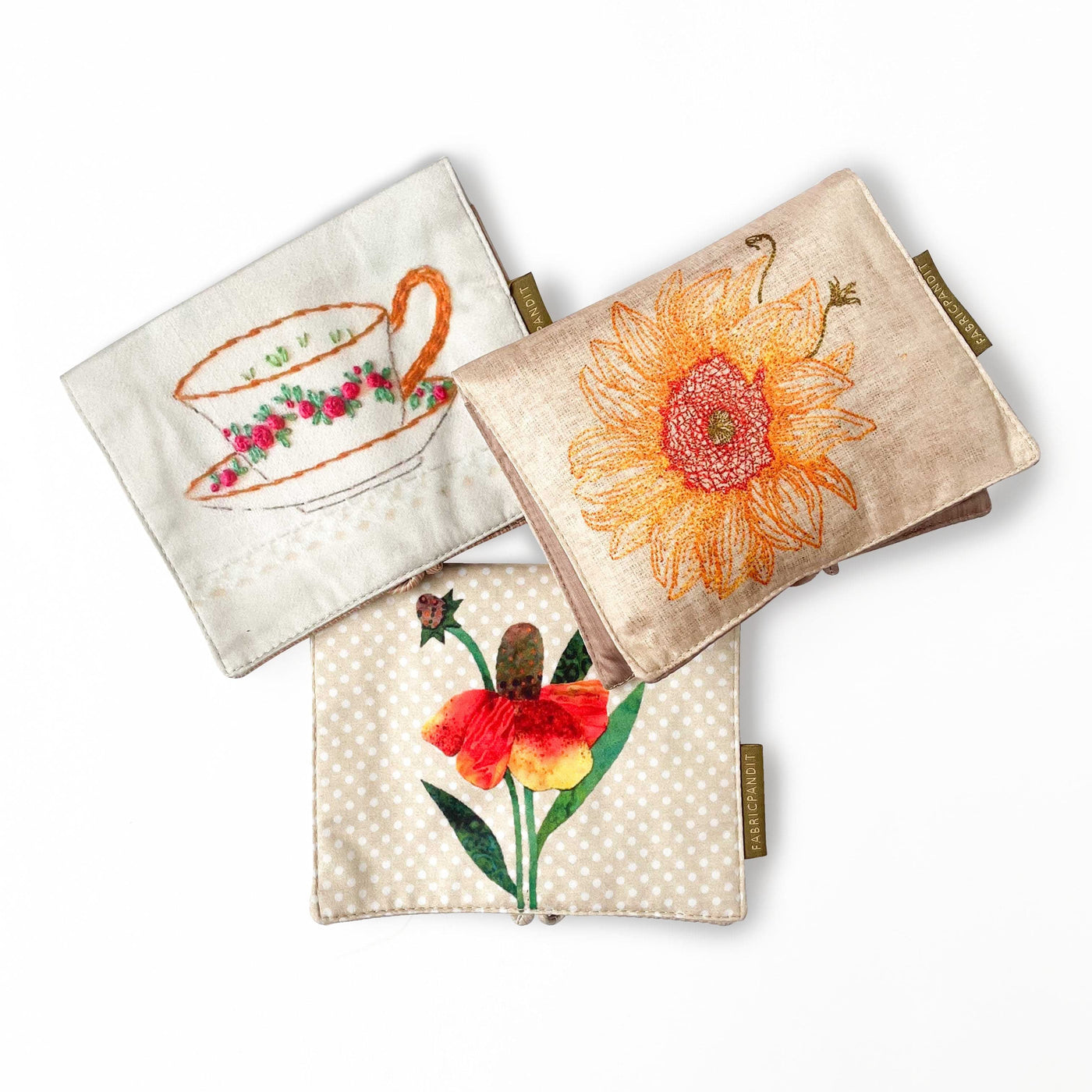 Pack of 3 Padmate Padmate PADMATE Silk Blend Sanitary Pad Pouch - Thats Very Pretty - Pack of 3