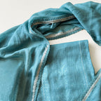 Paro Unstitched Suit Unstitched Suit Classic Denim Linen Suit Set