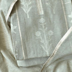 Paro Unstitched Suit Unstitched Suit Dusty Green Linen Suit Set