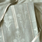 Paro Unstitched Suit Unstitched Suit Dusty Green Linen Suit Set