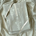Paro Unstitched Suit Unstitched Suit Dusty Green Linen Suit Set
