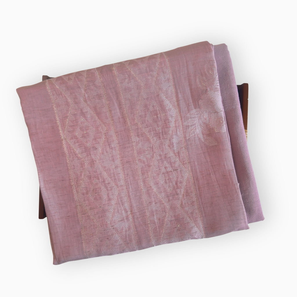 Paro Unstitched Suit Unstitched Suit Dusty Lilac Linen Combo Set