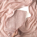 Paro Unstitched Suit Unstitched Suit Dusty Pink Linen Suit Set